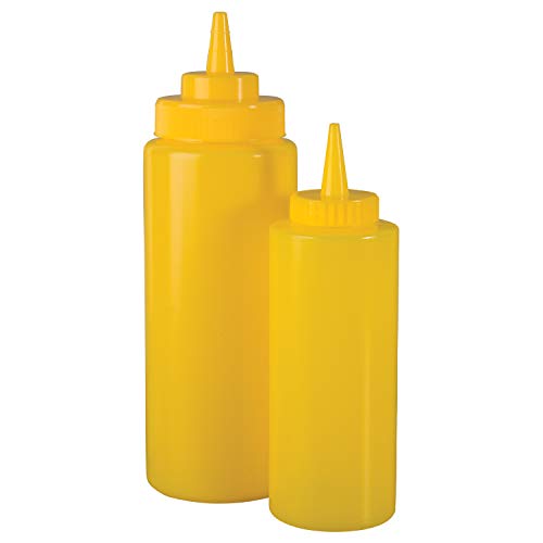 עדכון הבינלאומי SBY-24 24 עוז. צהוב תלחץ בקבוק פלסטיק פוליאתילן (חבילה של 6)