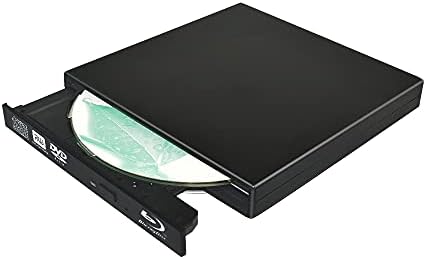 חיצוני בלו ריי DVD USB 2.0 Ultra-Slim CD/DVD-ROM, CD/DVD-RW צורב שחקן Rewriter עבור כל מחשב נייד/מחשב נייד/שולחני עם