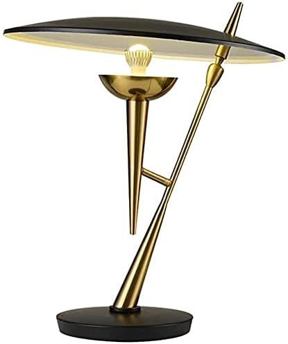 NICEAPR מנורת שולחן פוסט-מודרני עיצוב מינימליסטי ברזל מנורת שולחן רטרו מתכת יצירתי אופנה ללמוד לחיות בחדר השינה מנורת