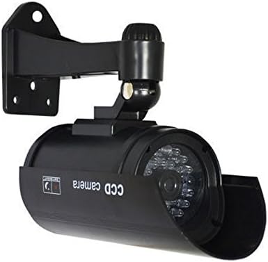 HOUTBY 5 X מדומה שחור מזויף דמה אבטחה CCTV מצלמה עמיד למים IR LED אור חיצוני מקורה מעקב