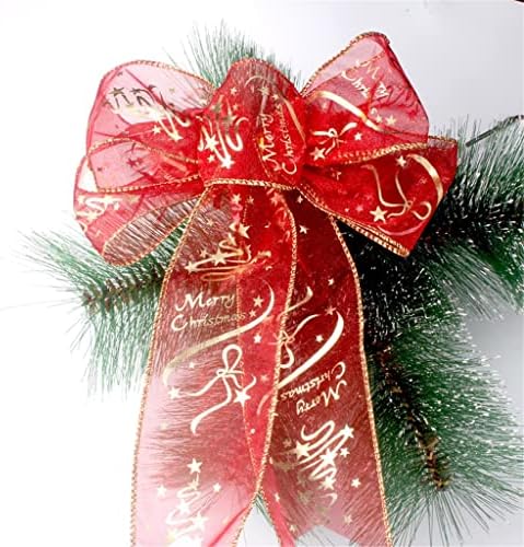 SPNEC 5CM2M חג המולד הסרט DIY קופסת מתנה קשת קישוטי עץ חג מולד קישוט חג מולד קישוט (צבע : D, גודל : 5 ס מ)