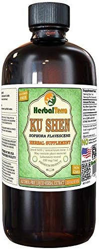 Ku Shen, Sophora (Sophora Flavescens) תמיסת, מיובשים שורש תמצית נוזלית (שם מותג: HerbalTerra, בגאווה תוצרת ארה ב) 30x2