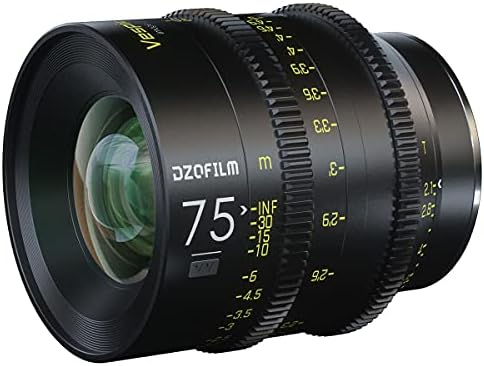 DZOFILM Vespid ראש 75mm T2.1. הקולנוע עדשת מסגרת מלאה/Vista חזון מצלמה, EF-הר
