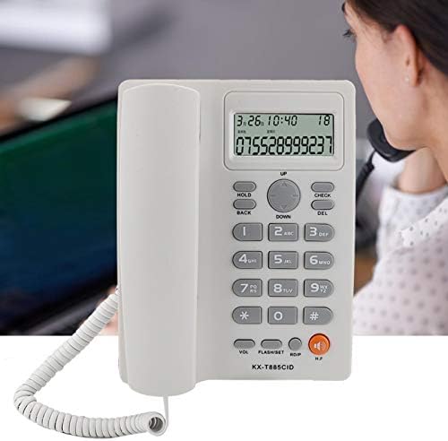 Zyyini פתול טלפון,שיחה מזוהה הטלפון עם רמקולים משתמש בחיוג מהיר קבוצתי,הידיים שיחות חינם לטלפונים בבית/משרד/מלון, טלפון